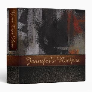 Classeur Peinture en cuir Arrière - plan Abstrait Look #19