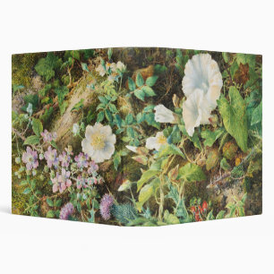 Classeur Peinture florale de fleurs de pétunias vintage jol