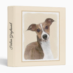 Classeur Peinture italienne Greyhound - Cute Original Chien