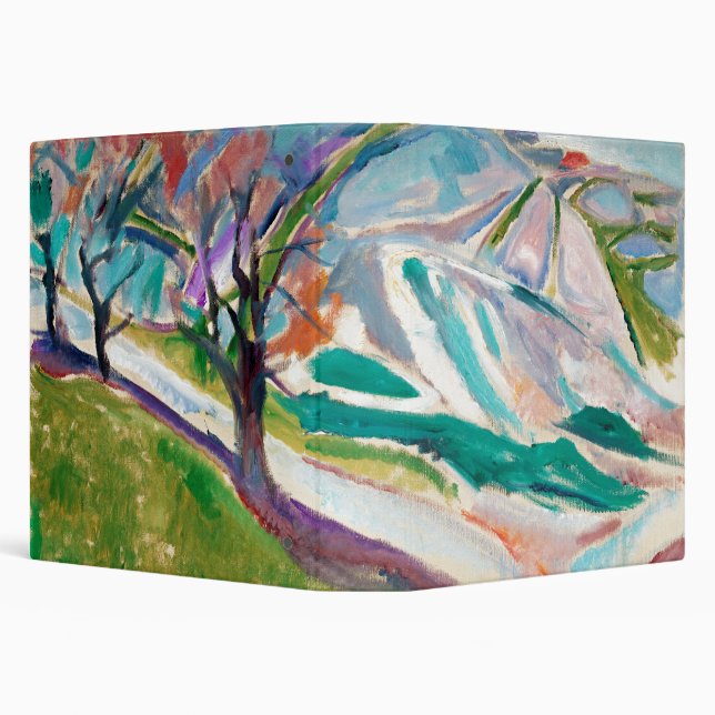 Classeur Peinture paysagère Edward Munch (Arrière-plan)