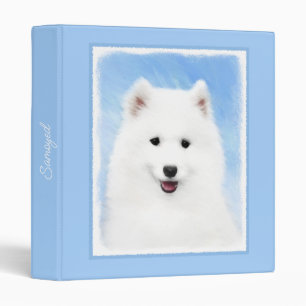 Classeur Peinture Samoyed Puppy - Cute Original Chien Art B