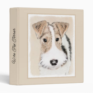 Classeur Peinture Terrier de Renard de fil - Cute Original