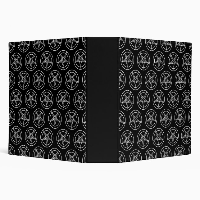 Classeur Pentagramme Baphomet 2 pouces (Arrière-plan)