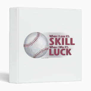 Classeur Perdre Compétence Gagner Chance Baseball