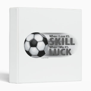 Classeur Perdre la compétence Gagner la chance Football