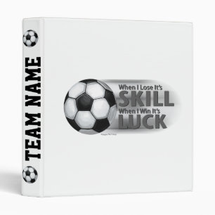 Classeur Perdre la compétence Gagner la chance Football