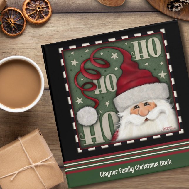 Classeur Père Noël Organisateur de Noël Red Green Ho Ho Ho (Créateur téléchargé)
