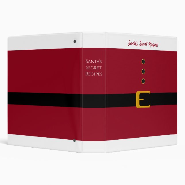 Classeur Père Noël Secret Recret Classeur-Noël- (Arrière-plan)