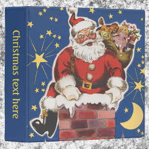 Classeur Père Noël vintage, La Nuit avant Noël