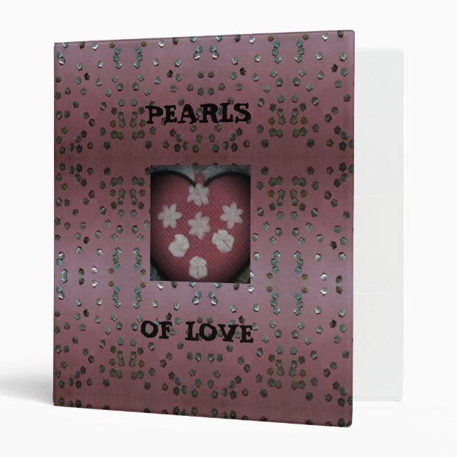 Classeur Perles d'amour (Devant/intérieur)