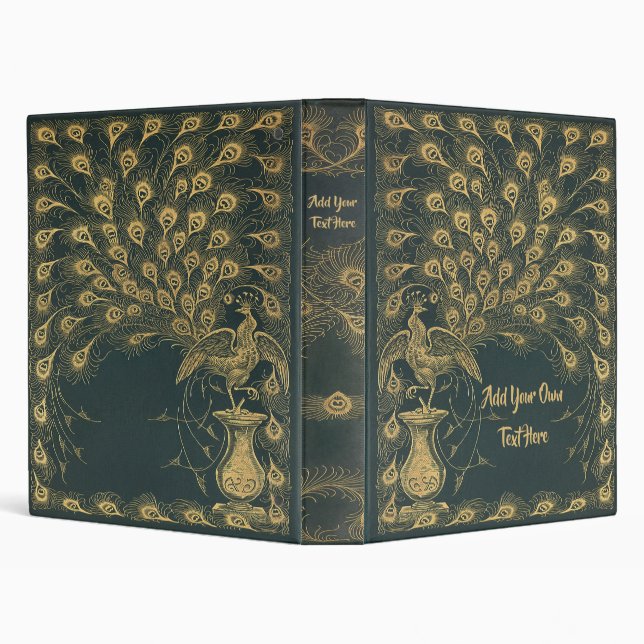 Classeur Personalized Vintage 3-Ring Binder (Arrière-plan)