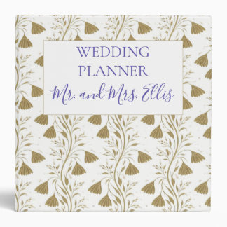 Classeur Personalized Wedding Planner Binder Mr. and Mrs.