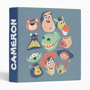 Classeur Personnages vintage Peint Toy Story