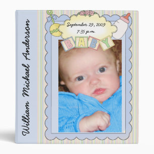 Classeur personnalisable d'album photos de bébé