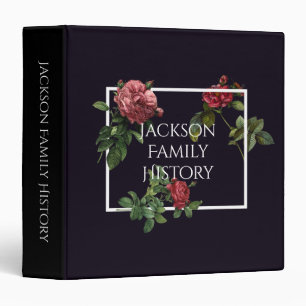 Classeur Personnalisation de l'histoire de famille ou de l'