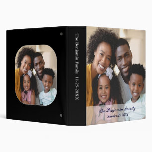 Classeur Personnalisation des photos de famille moderne
