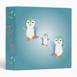 Classeur Personnalisation des pingouins cuits