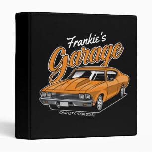 Classeur Personnalisé 1968 396 Classic Muscle Garage de vo