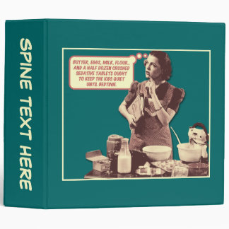 Classeur personnalisé 2" - Gâteau Sleepytime Rétro