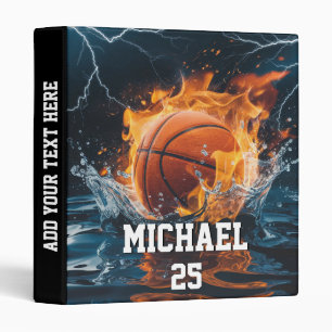 Classeur Personnalisé Ajoutez Votre Nom Et Numéro De Basket