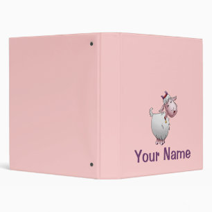 Classeur personnalisé, Carton de chèvre mignon