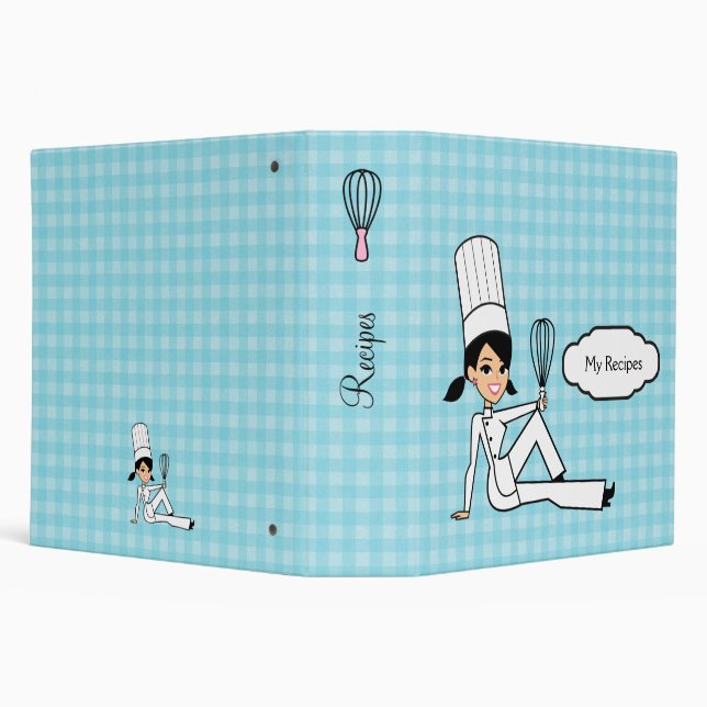 Classeur personnalisé coloré de recette pour des (Arrière-plan)