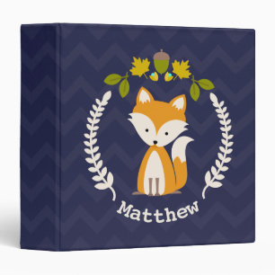 Classeur personnalisé de Fox de bébé