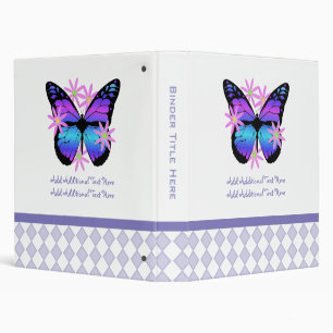 Classeur personnalisé de papillon