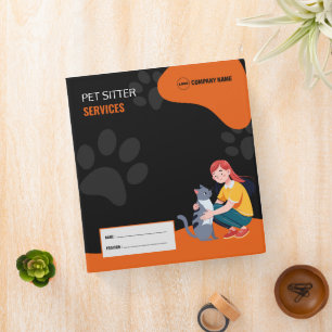 Classeur personnalisé des services de pose pour an