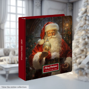 Classeur personnalisé du Père Noël Cadeau de Noël 