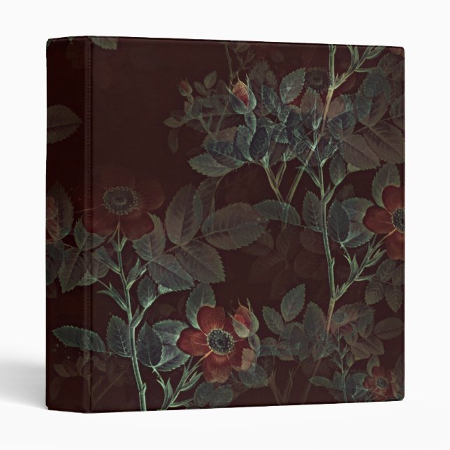 Classeur Personnalisé Elegant Chic Luxe Faux (Devant/Côté)