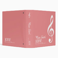 Personnalisé G Treble Clef fraise note musicale
