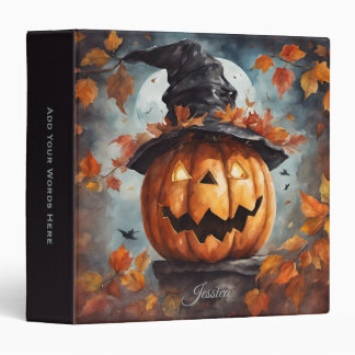 Classeur Personnalisé Jack-o'-lantern