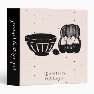 Classeur Personnalisé le mieux illustré rose noir