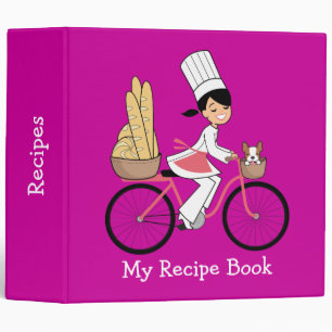 Classeur personnalisé mignon de recette avec