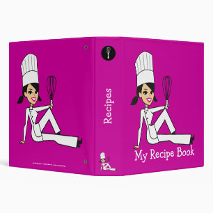 Classeur personnalisé mignon de recette pour des