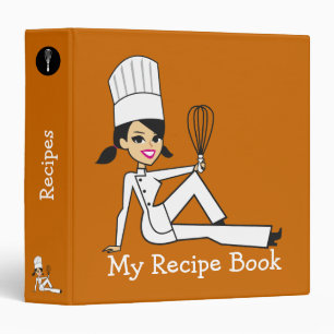 Classeur personnalisé mignon de recette pour des