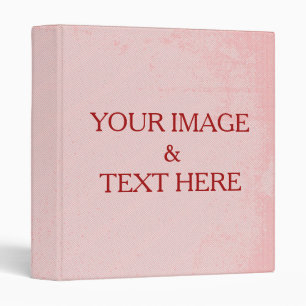 Classeur Personnalisé Personnalisé Votre Propre Photo & Tex