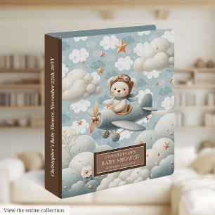 Classeur personnalisé pour Baby Shower Thème Ours