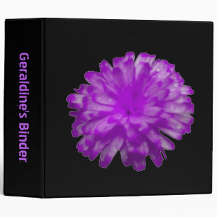 Classeur personnalisé Purple Marigold