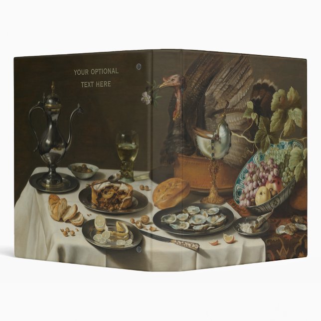classeur personnalisé "Still Life With Turkey Pie" (Arrière-plan)