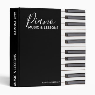 Classeur Personnaliser Clavier Piano Leçon Livre