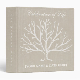 Classeur Personnaliser le livre d'or de la célébration de l