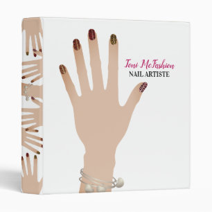Classeur Personnalité féminine de manucure manuelle des o