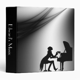 Classeur personnel de musique de pianiste