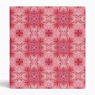 Classeur Pétales de fleurs abstraites en rose corail doux