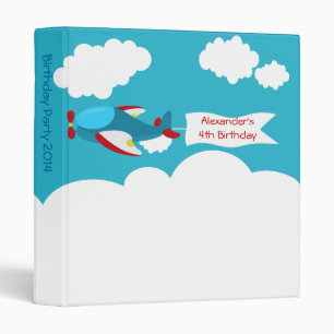 Classeur Petit avion mignon Boy Anniversaire Album photo