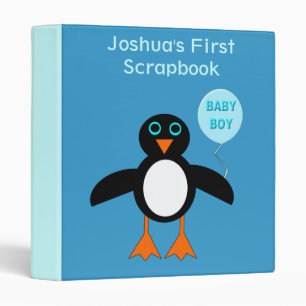 Classeur Petit Bébé Bébé Bébé Bébé Pingouin Custom Scrapboo