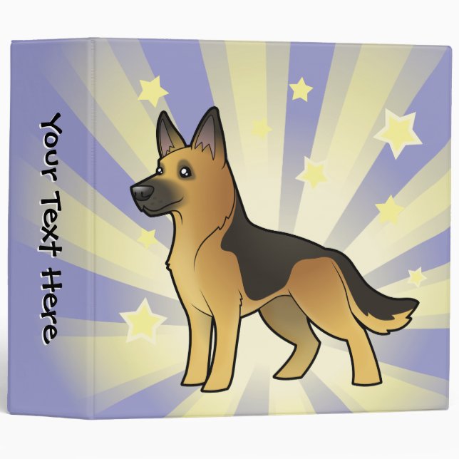 Classeur Petit Berger Allemand Star (Devant/Côté)