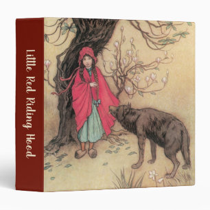 Classeur Petit Chaperon Rouge vintage par Warwick Goble
